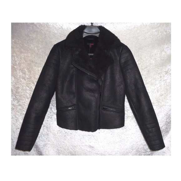 Junior's Moto Jacket Bongo Faux Leather size M NEW - Picture 2 of 3